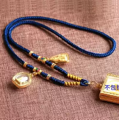 Original handmade fine-cut Thai Buddha brand chain Buddha brand lanyard drop chain single hanging three hanging pendant lanyard