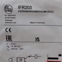 Inquiry before bidding: ()IFM IFR203 IFR206 IFS200 IFS204 Brand new and original