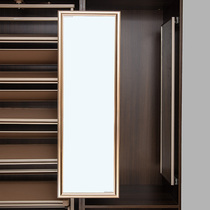 Wardrobe Mirror Interior push-pull mirror Fitting Mirror Closet Built-in Swivel Hide Full Body Mirror Folding Telescopic dressing mirror