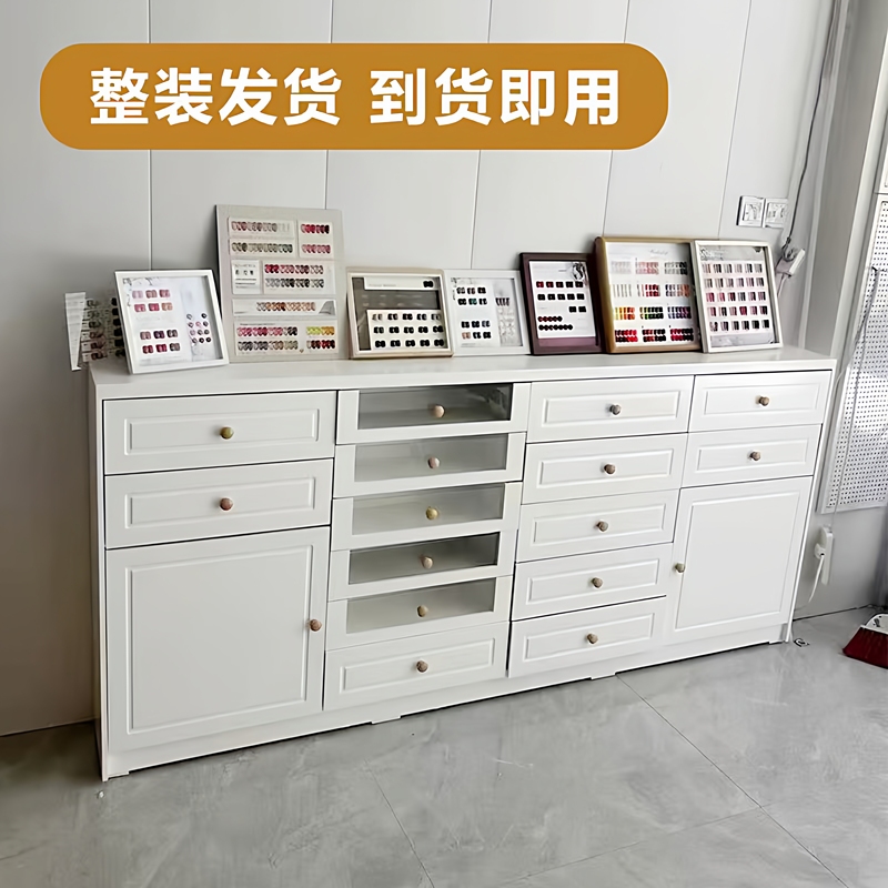 New Nail Salon Display Cabinet, Nail Polish Gel Storage Cabinet, Floor-Standing Cabinet, Nail Polish Color Board, Nail Art Side Cabinet, Wall Cabinet