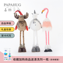 PAPAHUG|Creative gift retractable creative deer UNICORN plush toy Animal home decoration doll