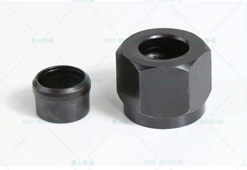 khớp nối thủy lực yox Thép carbon ống dầu thủy lực doanh thẻ hệ mét tay áo lõi nắp áp suất cao kết nối ống dầu ống đồng 14-16mm lõi đai ốc bên trong khớp nối nhanh thủy lực các loại đầu nối thủy lực