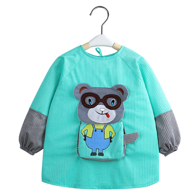 宝宝饭兜防水防脏秋冬款吃饭罩衣