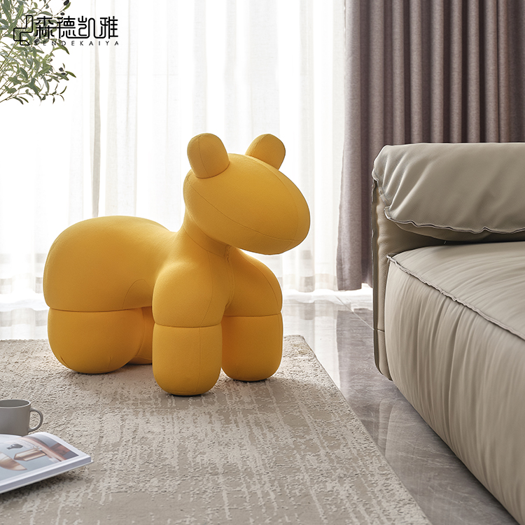 PonyChair pony chair animal sofa chair cartoon net red puppy low stool children's chair changing shoes stool