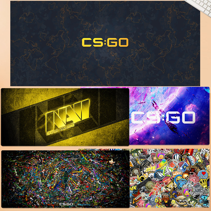 Counter-strike CSGO team mouse pad e-sports game male oversized thickened edge lock notebook table mat customization