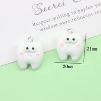 № 10 Белые зубы (с железным кольцом) N406