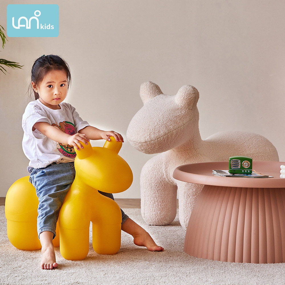 Creative net red pony chair children's stool animal stool personality stool home baby modeling stool ornament seat