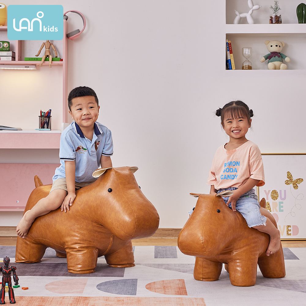 Children's animal stool baby sofa chair cute pet low stool cartoon home bedroom creative decoration housewarming gift