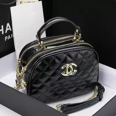 Big brand bag women 2021 new small round bag Joker diamond chain bag fashion leather Women bag crossbody shoulder bag