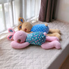 南极人兔子抱枕可爱少女玩偶儿童毛绒玩具公主睡觉柔软生日布娃娃