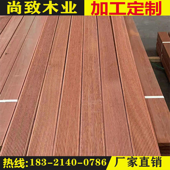 Pinewood Lattice Embalming Wood Floor Outdoor Terrace Park Trestle Wood Square Log Plank Landscape Wooden Pillars