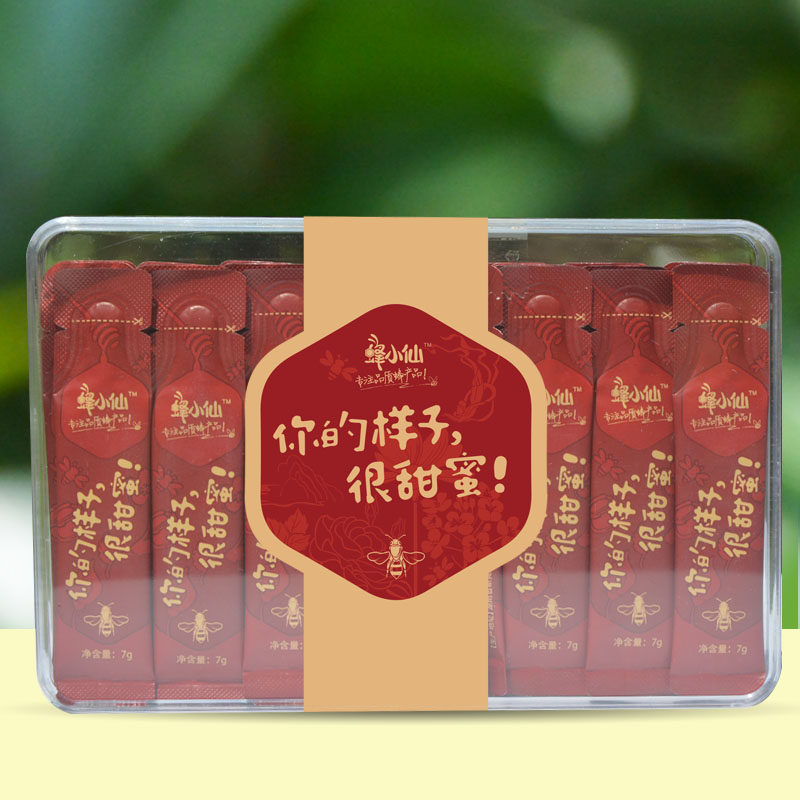 Portable Bee Xiaoxian Children's Honey CCTV Interviews Chinese Scolia Bee Natural Hundred Flowers Wild Honey 31 Sticks