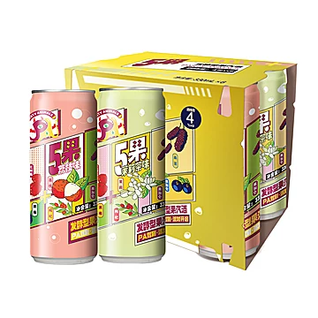 黑尚莓树莓酒5果+X微醺甜酒330ml*6罐