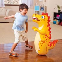 Large inflatable dinosaur tumbler childrens cartoon toy educational childrens male and female large boxing training toy