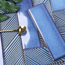 Nordic metal glaze light luxury retro kiln change handmade long brick 60x200 kitchen bathroom tile balcony wall tile