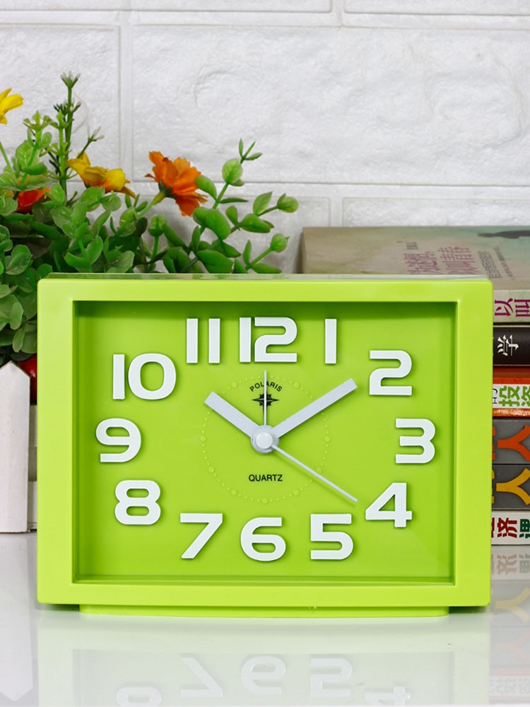 Alarm Clock Wall Hanging Ins Nordic Wind Digital Clock Brief Home Mute Seniors Student Dorm Bedroom Desktop