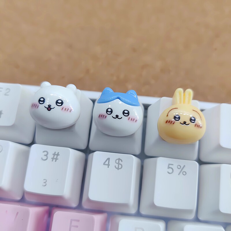 Special Keyboard DIY Height-Increasing Keycaps for Nail Art and Gaming, Keyboard Stickers in Box Packaging for Long Nails, Suitable for Playing Valorant and Typing