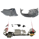 Changan CS35 12-17 모델, 전면 및 후면 휠 펜더, 펜더, 플라스틱 고무에 적합