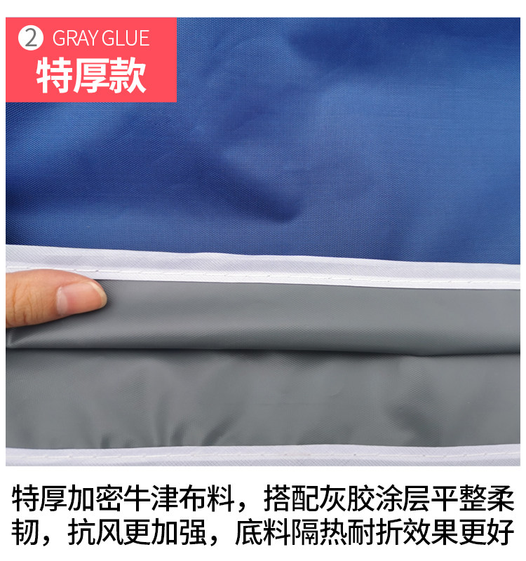 Four Legs Umbrella Tent Top Cloth Four Corners Canopy Cloth Thickened Rainproof 3x 3 Advertising Stall Outdoor Awning Canopy Cloth