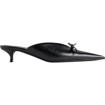 BALENCIAGA 24th autumn new product KNIFE BOW womens mules shoes