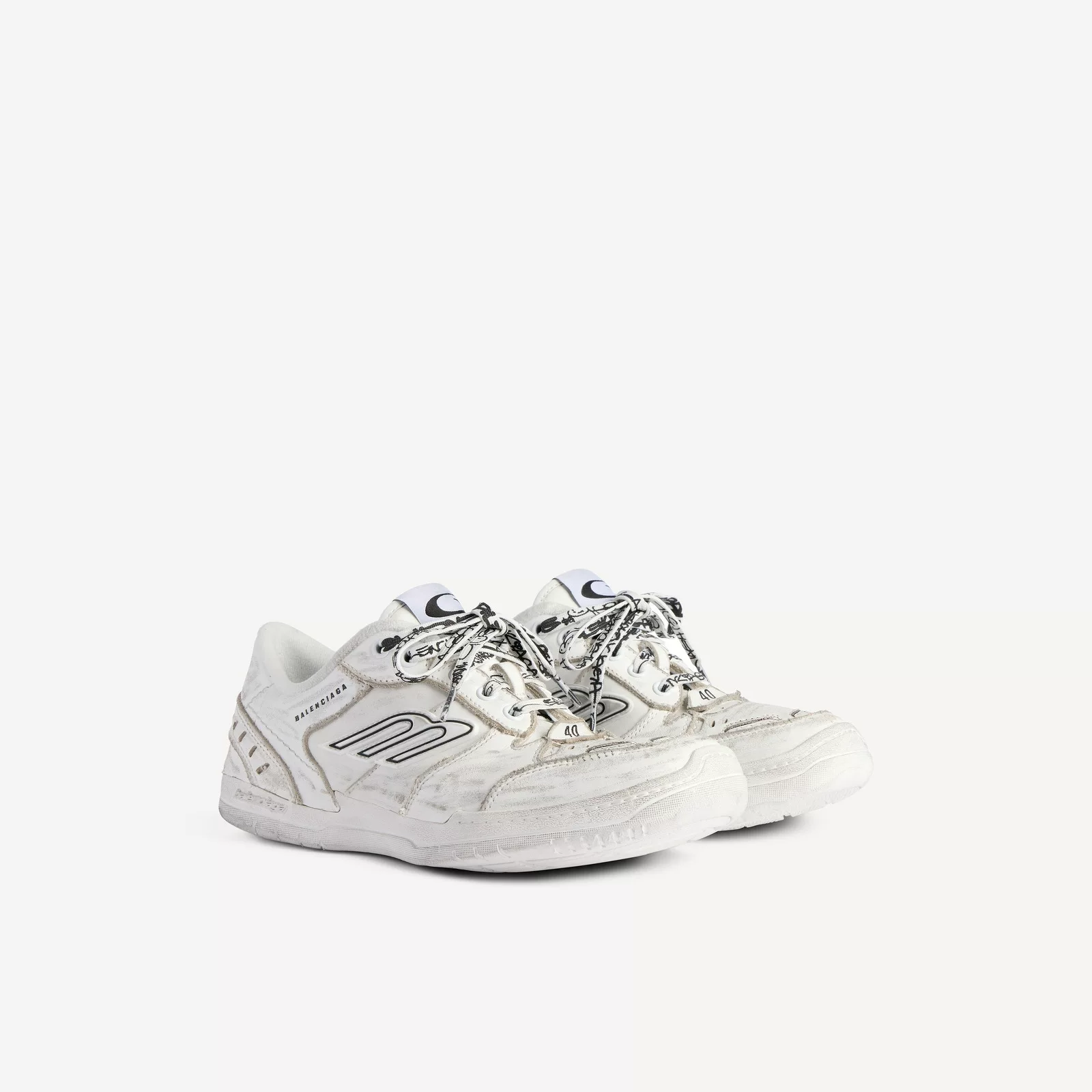 Баленсиага Balenciaga HAMPTONS WORN-OUT умеренно изготовленные женские старые кроссовки