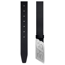 (Exclusive interest-free) BALENCIAGA Balenciaga MOTO LOGO mens cow leather belt