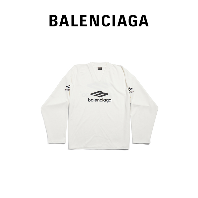 BALenciaga Parisian family SKIWEAR-3B SPORTS ICON Men Long Sleeve T-shirt-Taobao