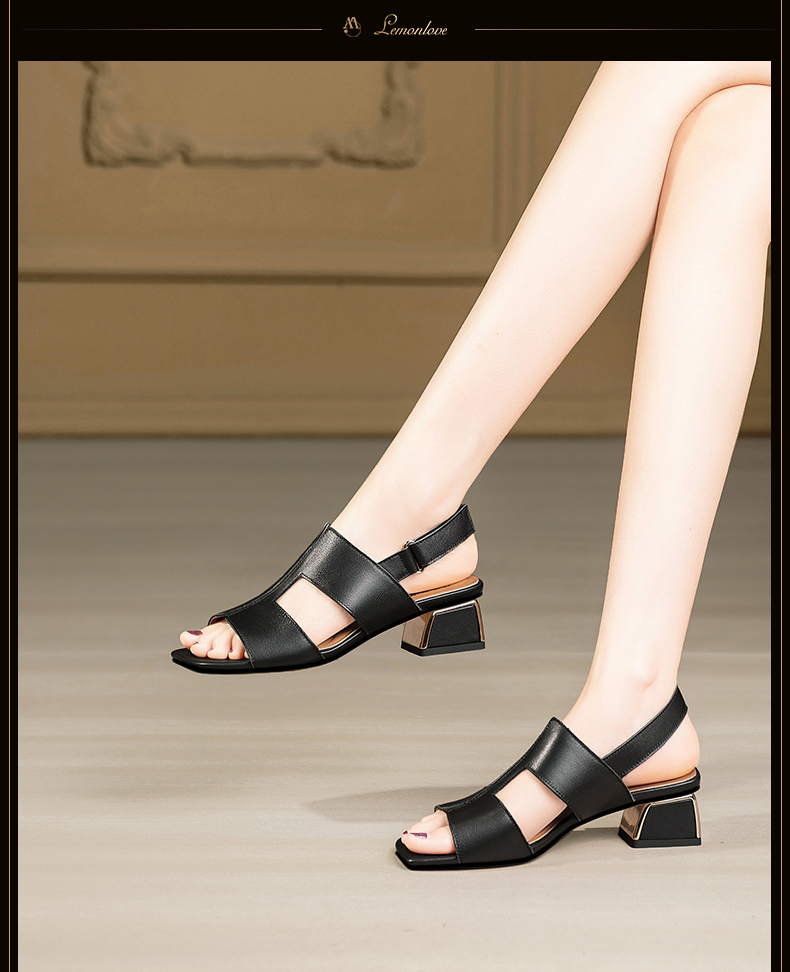 C9155 2850K GIÀY DÉP SANDAL NỮ LEMREFL BIG SIZE NGOẠI CỠ MÙA HÈ PHỤC CỔ CỔ ĐIỂN GIÀY DÉP NỮ G06 SẢN PHẨM MỚI