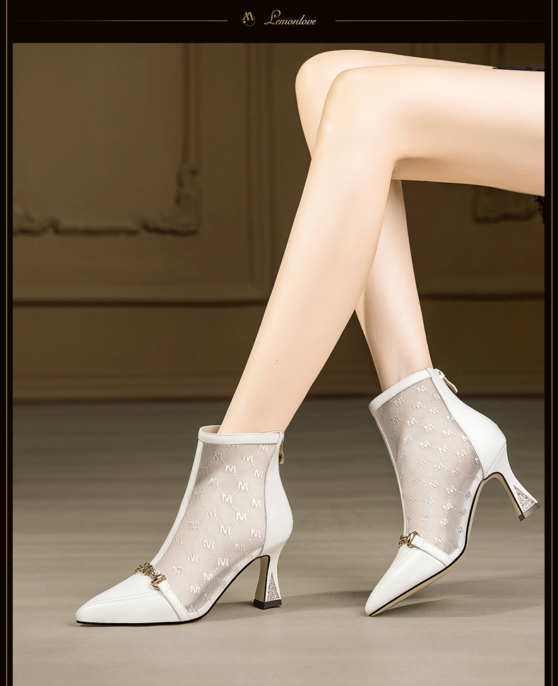 C9178 3130K GIÀY CAO GÓT NỮ LEMREFL SEXY GỢI CẢM SEXY MŨI NHỌN GÓT NHỌN MÙA HÈ GIÀY DÉP NỮ DA BÒ G06 SẢN PHẨM MỚI