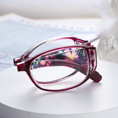 日本进口老花镜女高清折叠便携式老人防蓝光抗疲劳老年老光眼镜女