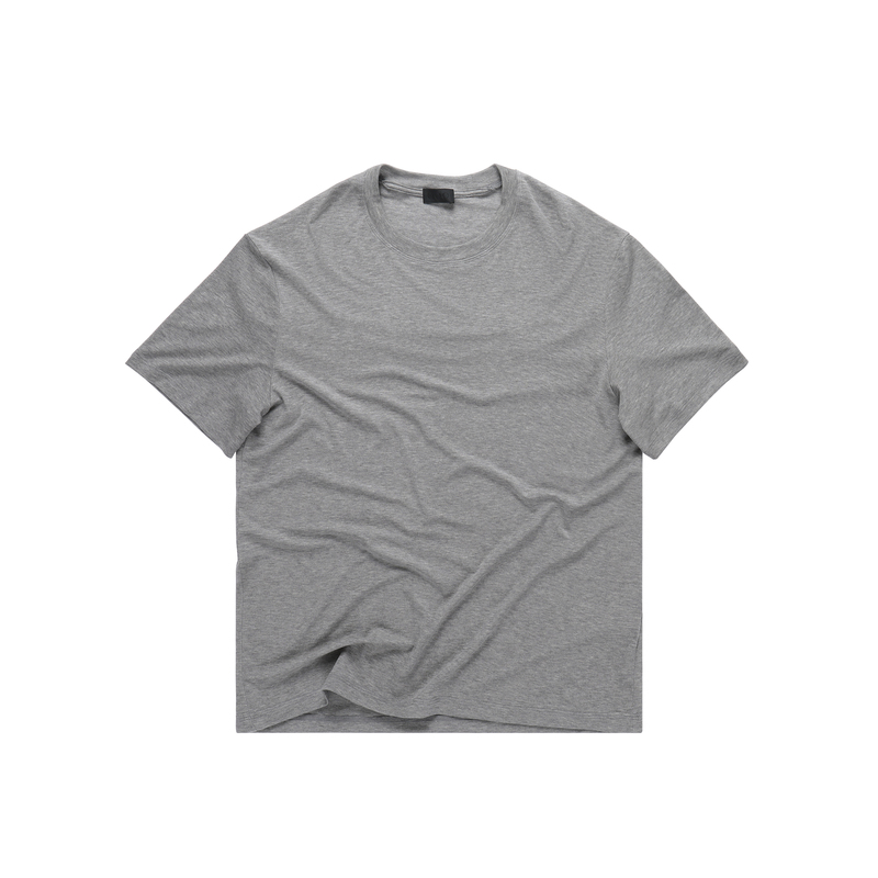 〔 Plus No Logo 〕Softim「Wool Tencel Lyocell Regular Shoulder Short Sleeves」Soft and Enveloping Feel