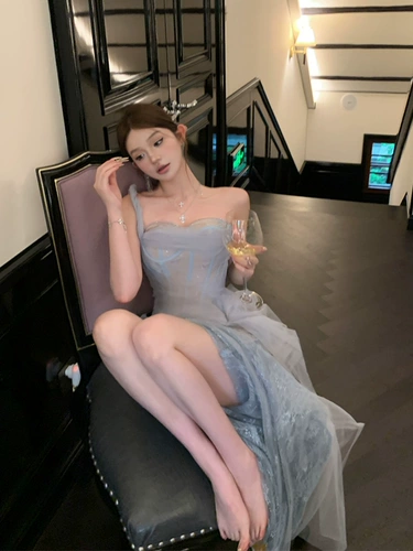 Элитное вечернее платье, изысканный топ без лямок, бюстгальтер-топ