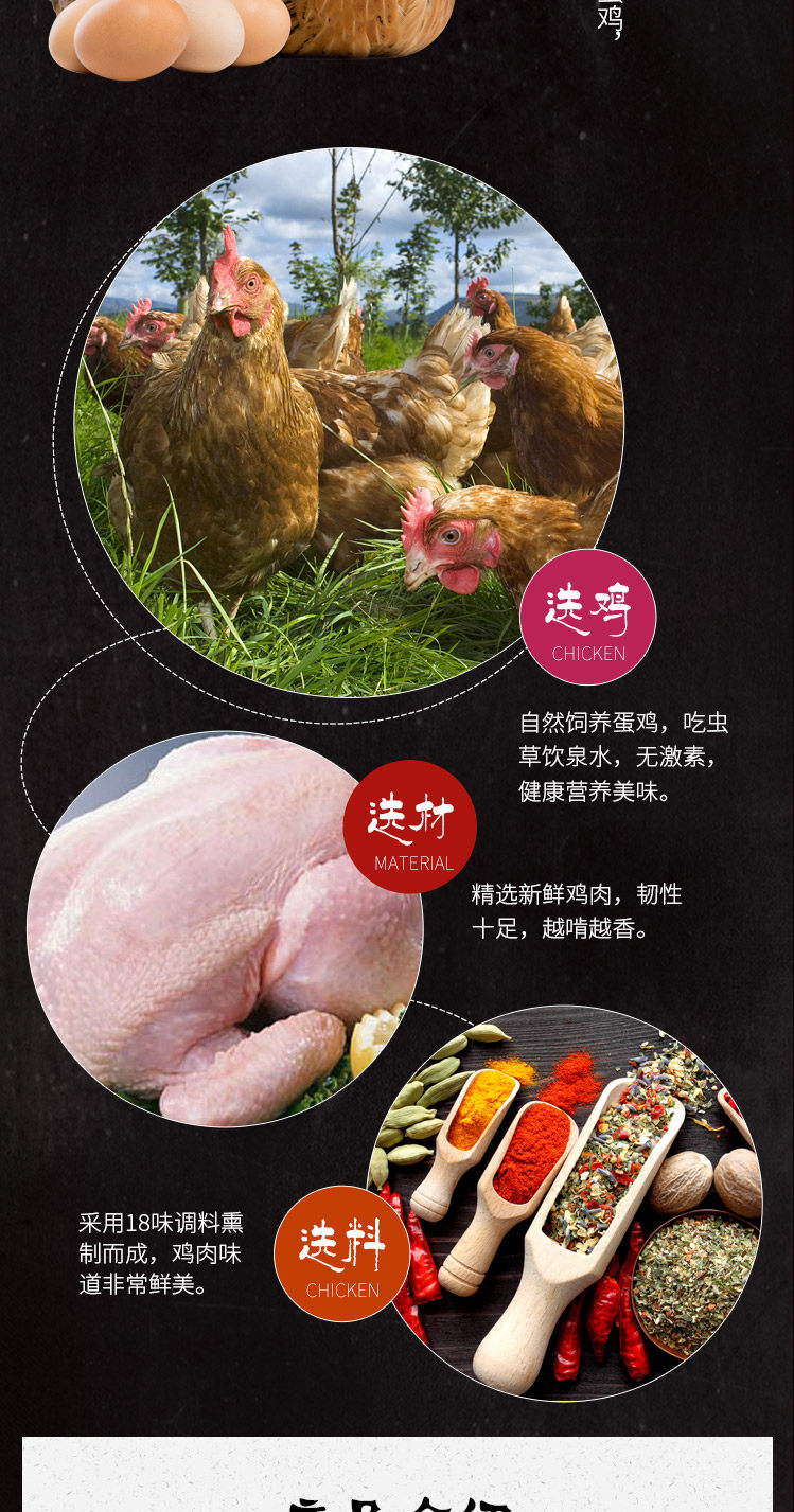 内蒙传统美食 卓资熏鸡 单只2斤左右 图7