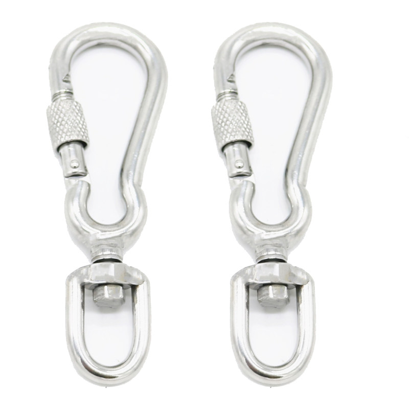 Traction Rope Buckle Stainless Steel Universal Button Nut Safety Buckle Insurance Hook Connection Buckle Mountaineering Buckle Traction Dog Buckle-Taobao