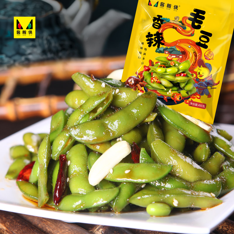 Sauce Panchiao spiced with spicy mashed potatoes 450g Hunan Terrific brine cooked food big gift bag