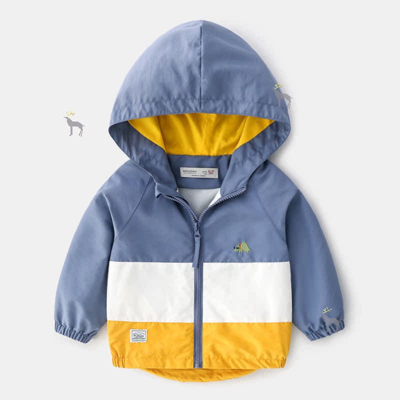 Bé áo nam quần áo mùa xuân chàng trai quần áo trẻ em 2020 stormwear triều mới giản dị phim hoạt hình nước ngoài bầu khí quyển của trẻ em.