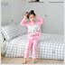 2020 trẻ em Pyjama Womens Fall Set Cô gái mùa xuân mùa thu dài tay bé bé mùa thu mỏng quần áo về nhà. 