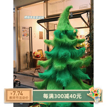 Xiaohongshus same style DIY plush Christmas tree decoration material package Christmas atmosphere window creative scene arrangement