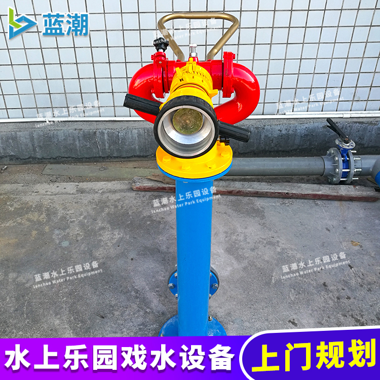 Water park wave pool wave pool tsunami pool steel structure water cannon water gun high pressure water spray cannon play water sketch