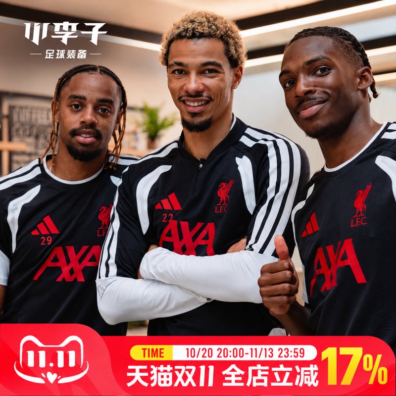 Little Li Zi Football Adidas 26-27 League Liverpool Half-Zip Long Sleeve Training Short Sleeve Men's Kb5803 Little Li Zi Football Adidas 26-27 League Liverpool Half-Zip Long Sleeve Training Short Sleeve Men's Kb5803