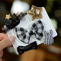 Черно -белый клетчатый (потный мех)