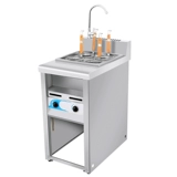 LC Вертикальная лапша приготовление супа порошковая печь Коммерческая газовая стенда стенда