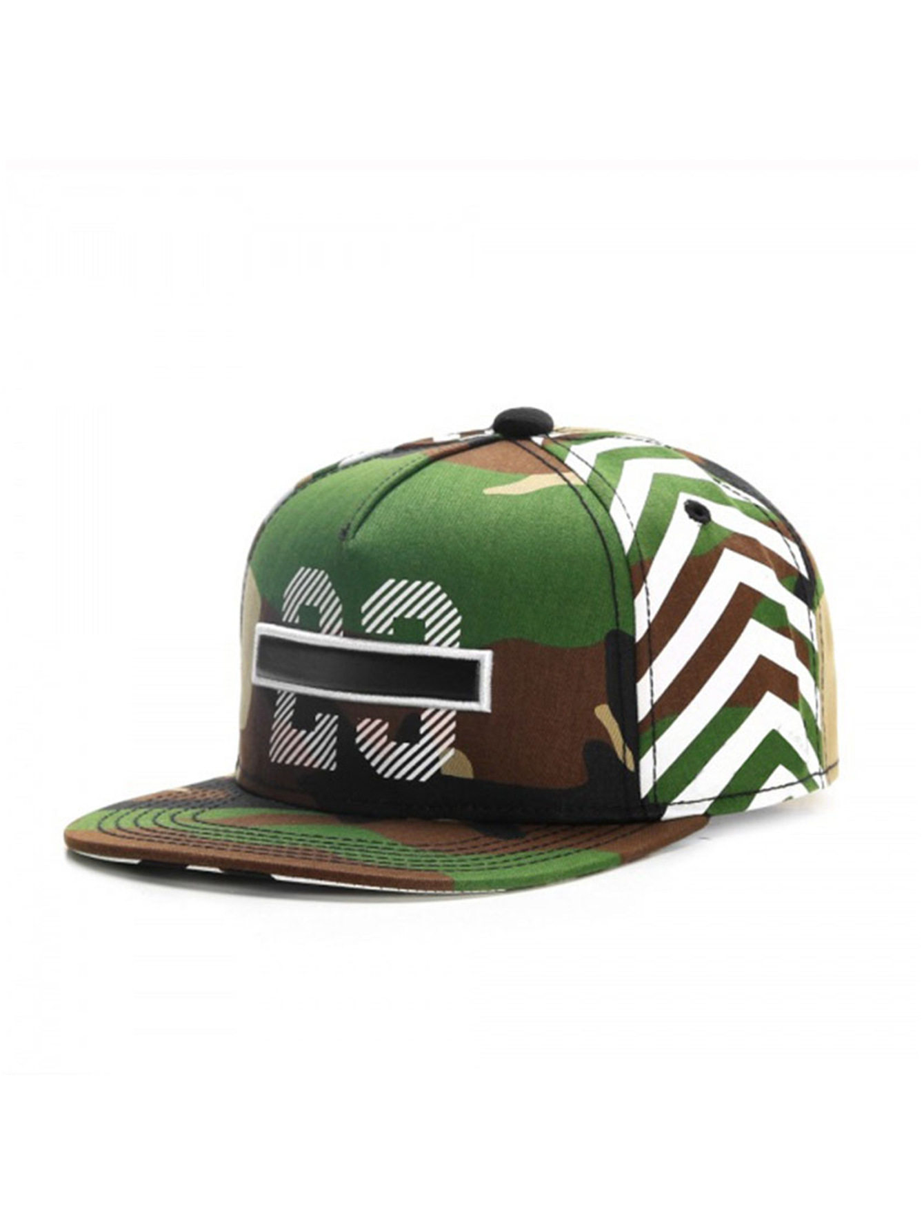 Youth Camo Snapback Hat 23 Basketball Hip-Hop Cap - Product image 6