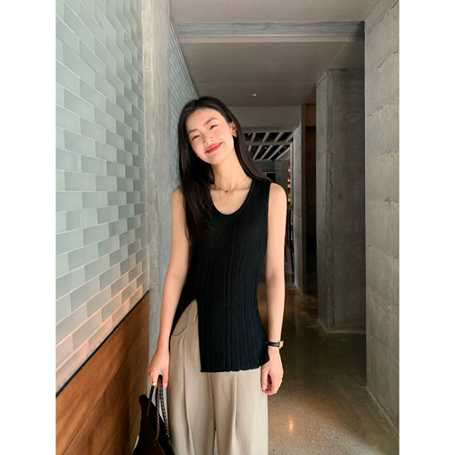 pusumede Рубашка с разрезом u-neck neckess