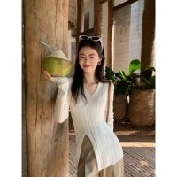 Белый лонгслив