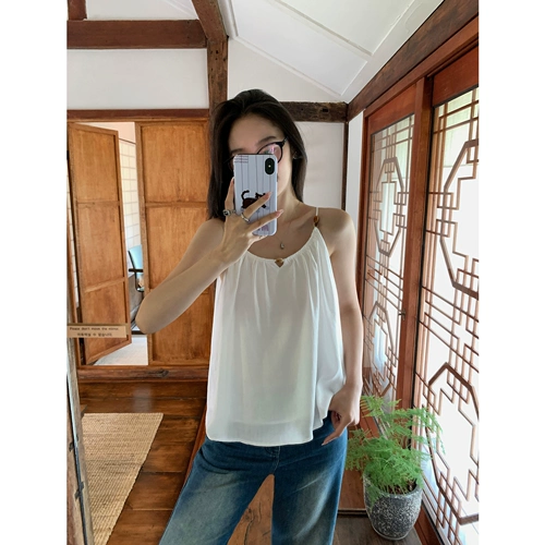 pusumede Майка топ без рукавов, свободный крой