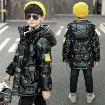 Boy foreign air cotton clothes 2021 New winter clothing CUHK Childrens clothes boys down cotton clothes jacket embossed cotton