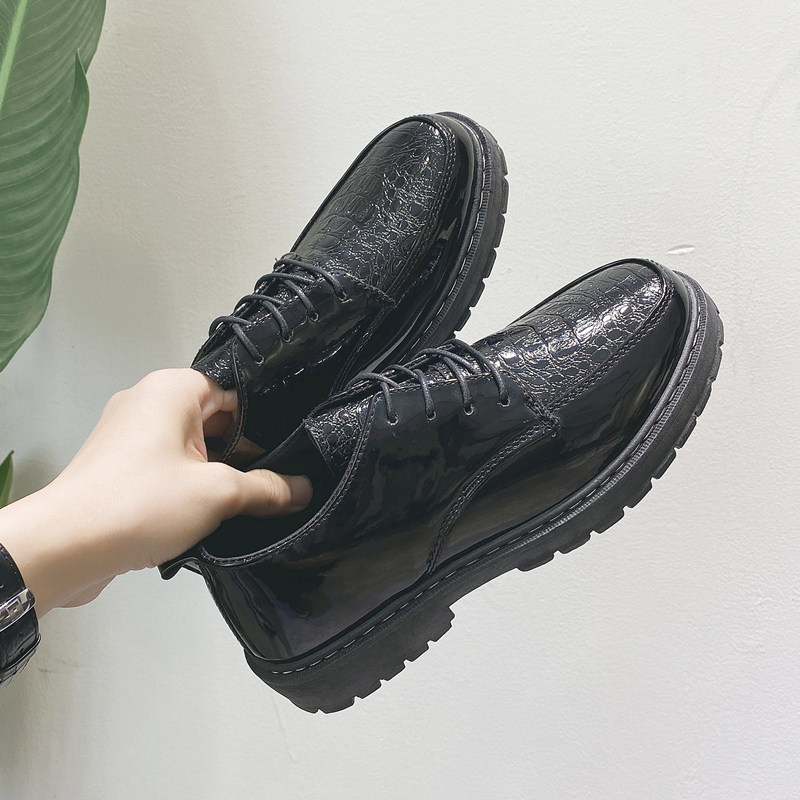 British Leather Shoes for Men, Korean Style, Trendy and Versatile, Youth Business Formal Wear, Casual Men's Shoes, Work Suits, Small Leather Shoes