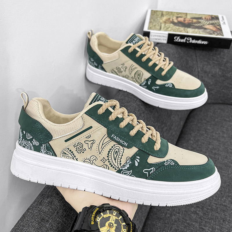 2025 New Men's Shoes Winter Breathable Canvas Shoes Men's Low-Top Trendy Versatile Student Lace-Up Casual Sports Sneakers