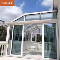 Jiaxing broken bridge aluminum doors and windows Aluminum alloy casement window screen integrated sound insulation seal Balcony push-pull floor-to-ceiling bay window customization